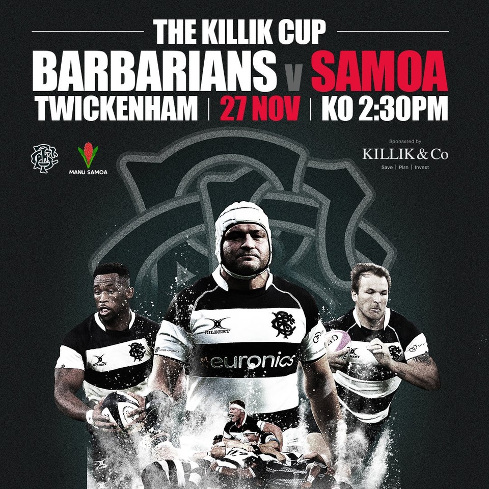 Barbarians v Samoa